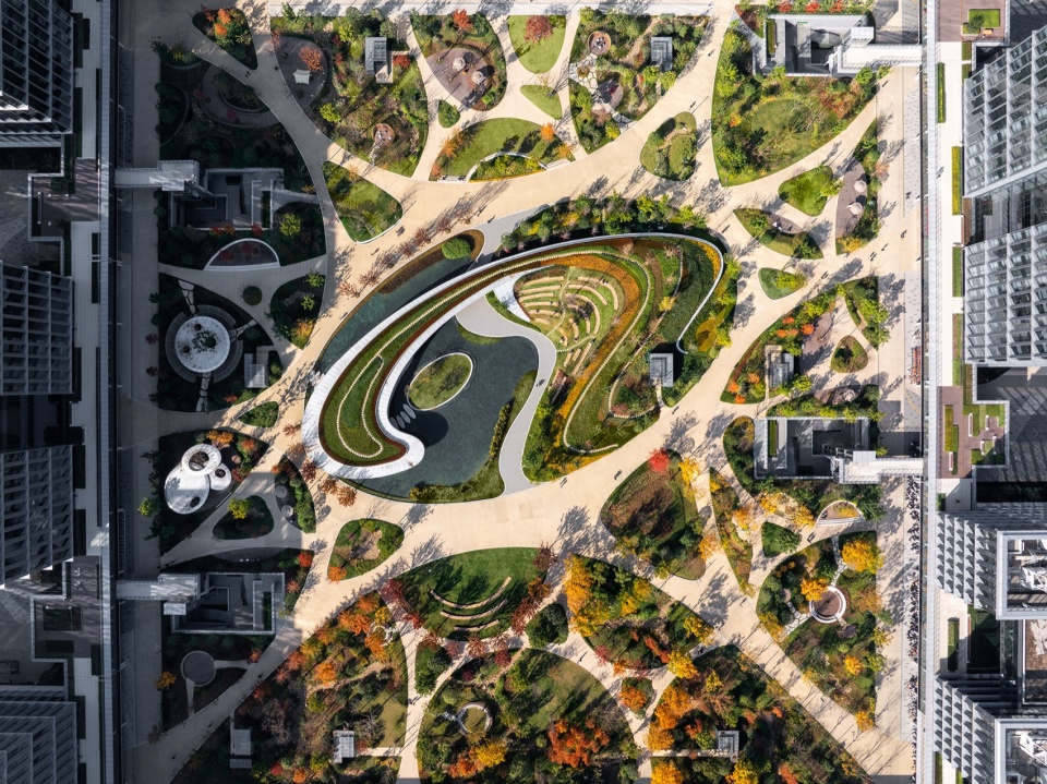 Landscape design of Alibaba Xixi Campus Park C by ASPECT Studios