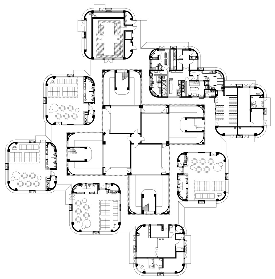 the hetu middle school and the luoshu kindergarten by gom