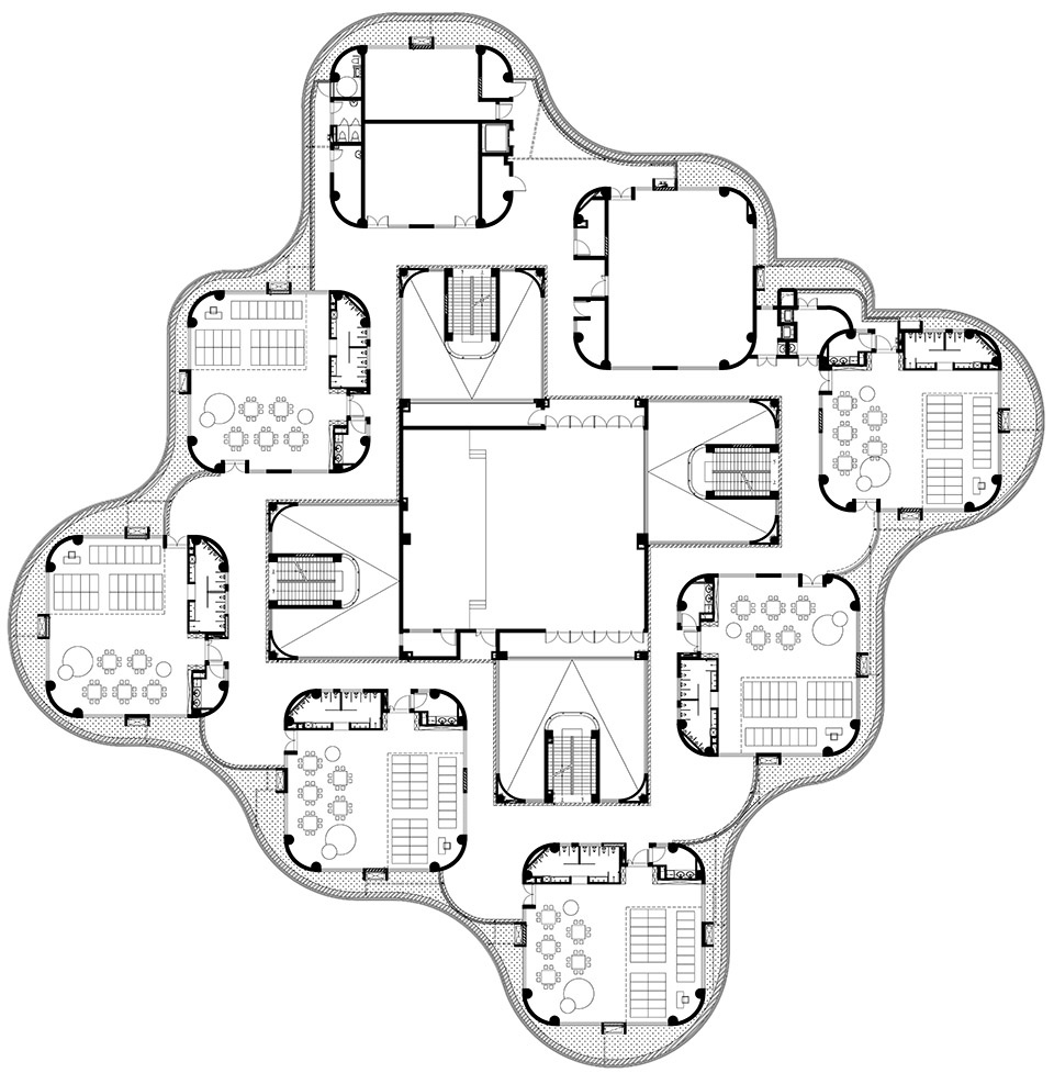 the hetu middle school and the luoshu kindergarten by gom