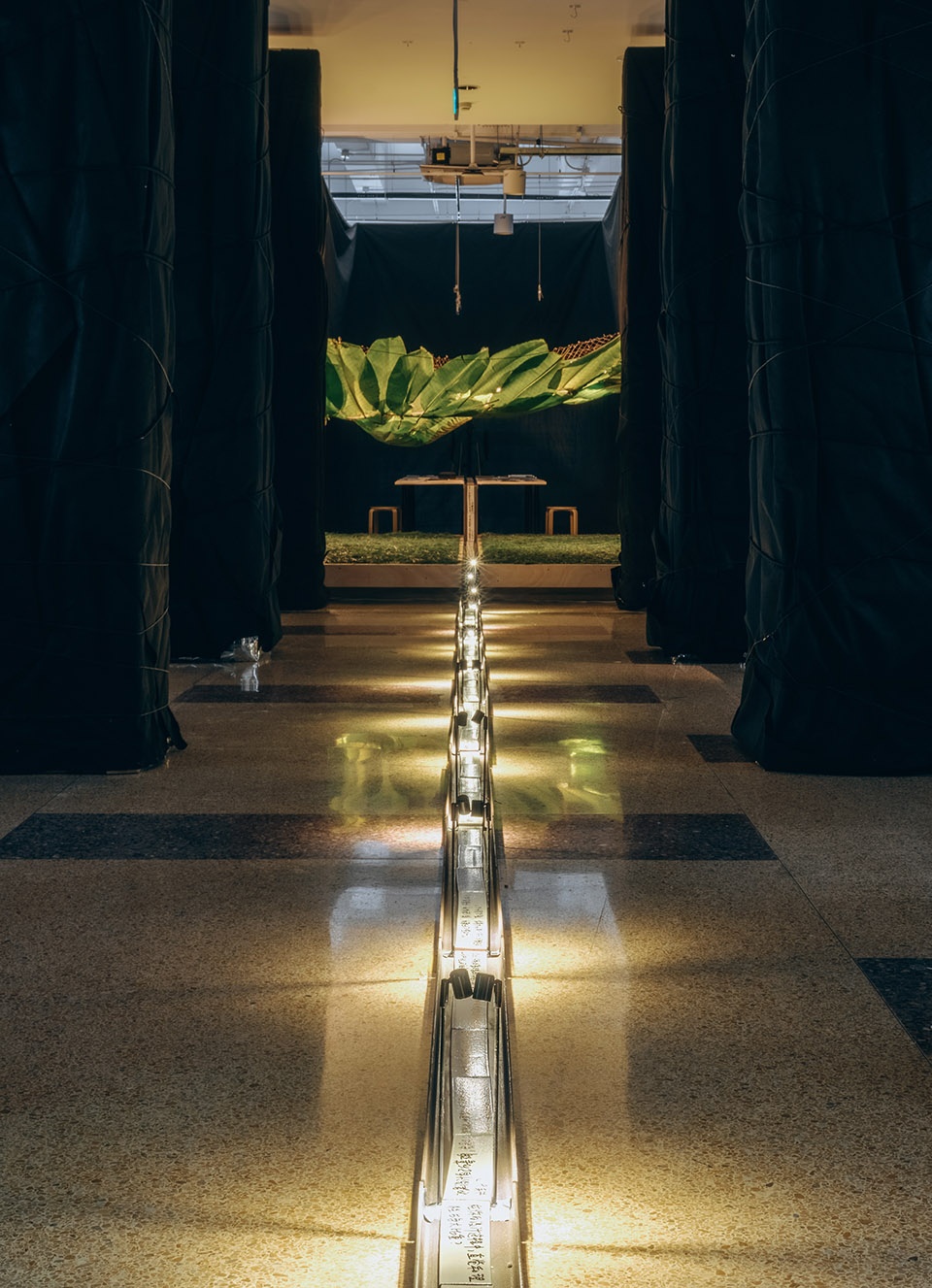 the third exhibition of half stage opened