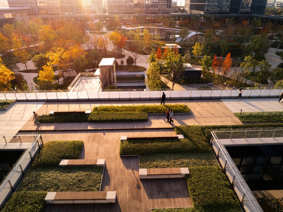 Landscape design of Alibaba Xixi Campus Park C by ASPECT Studios