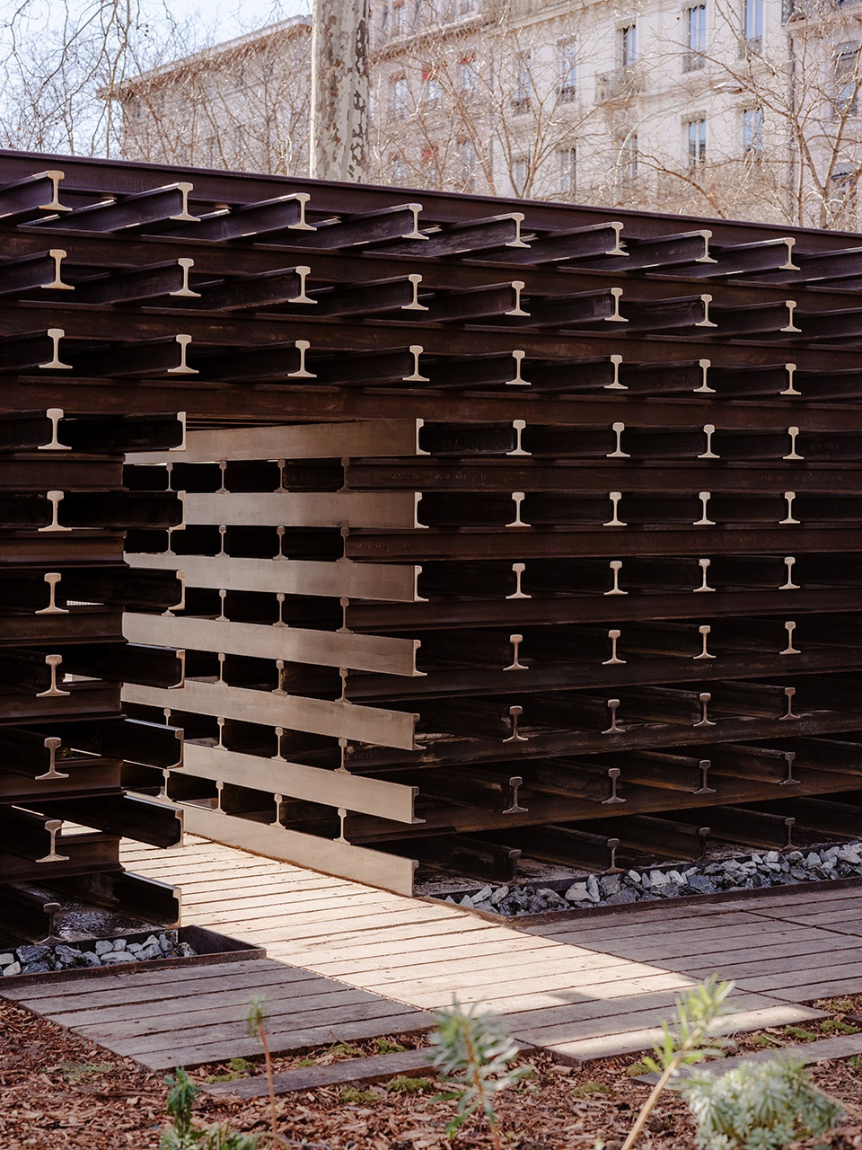 the rails of memory by blaising borchardt studio