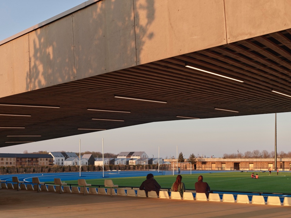 Montevrain stadium by OLGGA Architects