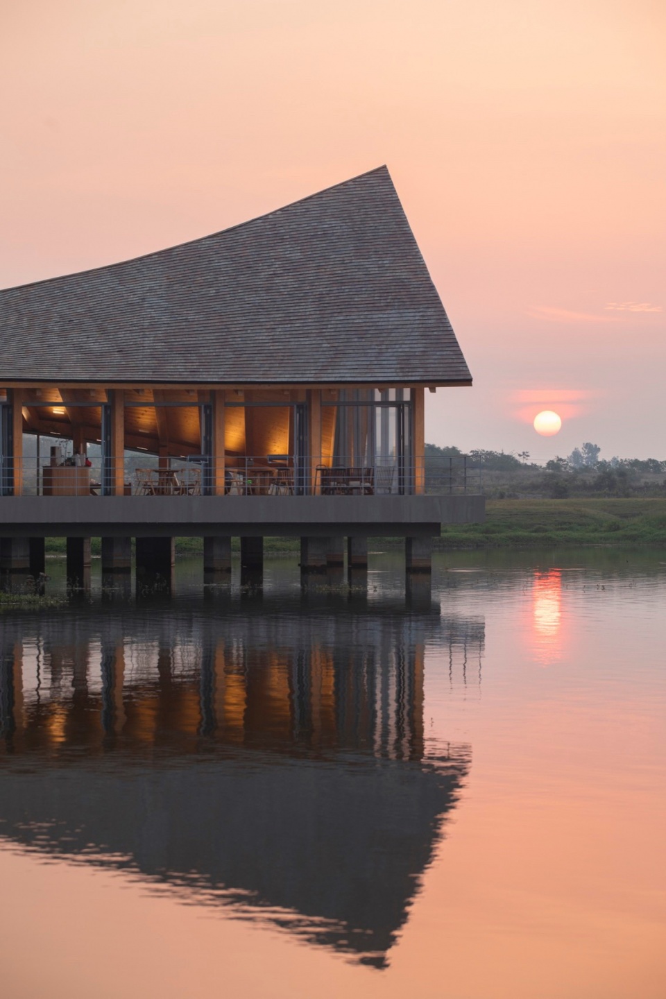 The Driftwood Village Center Xinyang by Primary Architects
