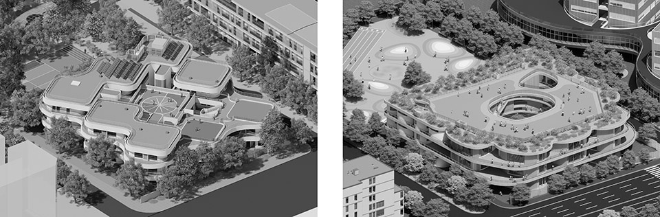 the hetu middle school and the luoshu kindergarten by gom