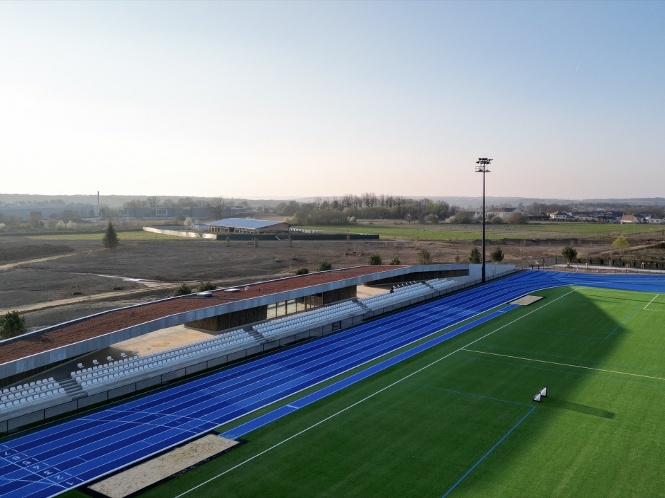 Montevrain stadium by OLGGA Architects