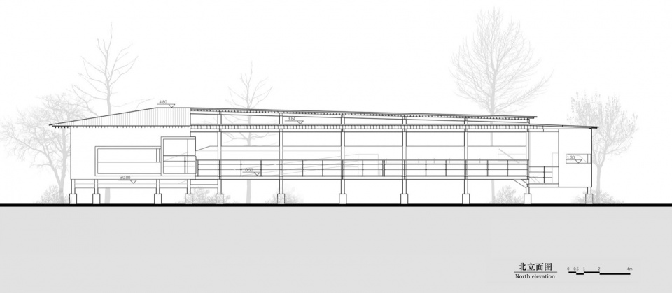 Reed Pavilion Bird watching Tower Park service building series in Xingxiang Ecological Park by Atelier Folie Duan Wei Studio Shanghai Lin...