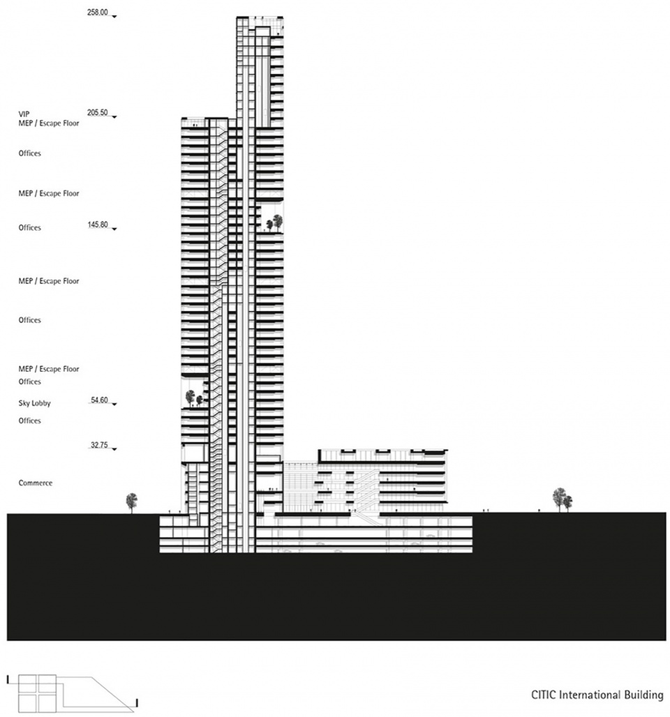 CITIC International Building in Shenzhen by gmp