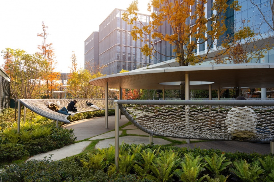 Landscape design of Alibaba Xixi Campus Park C by ASPECT Studios