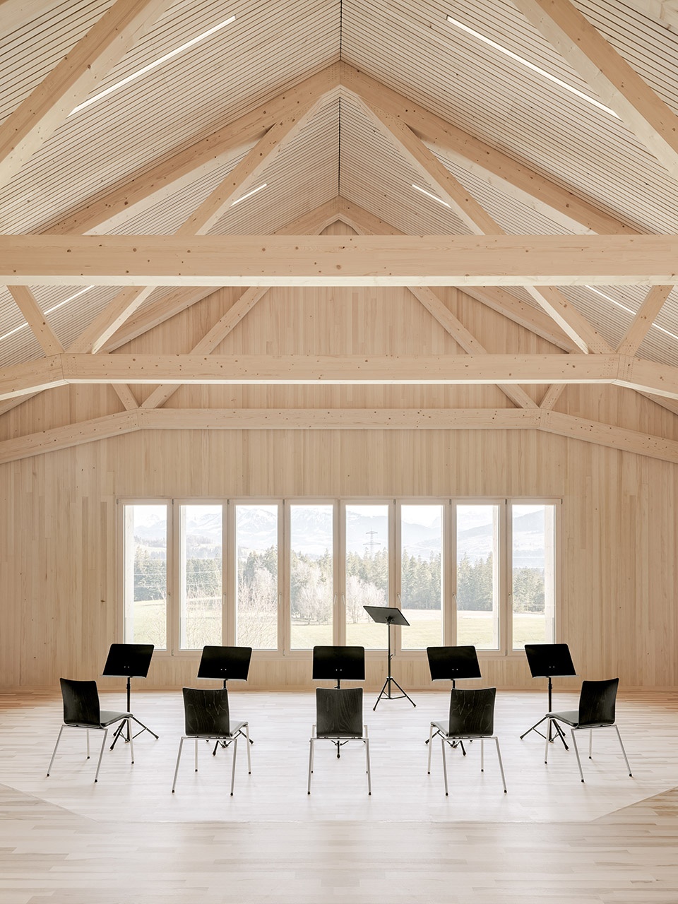 community center langen bei bregenz by mwarchitekten