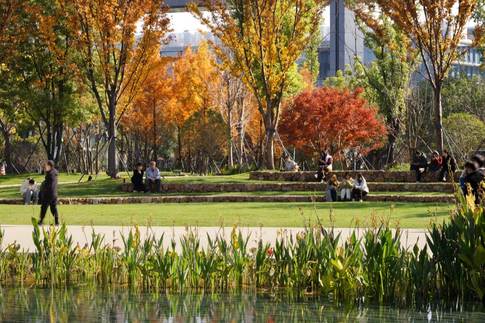 Landscape design of Alibaba Xixi Campus Park C by ASPECT Studios