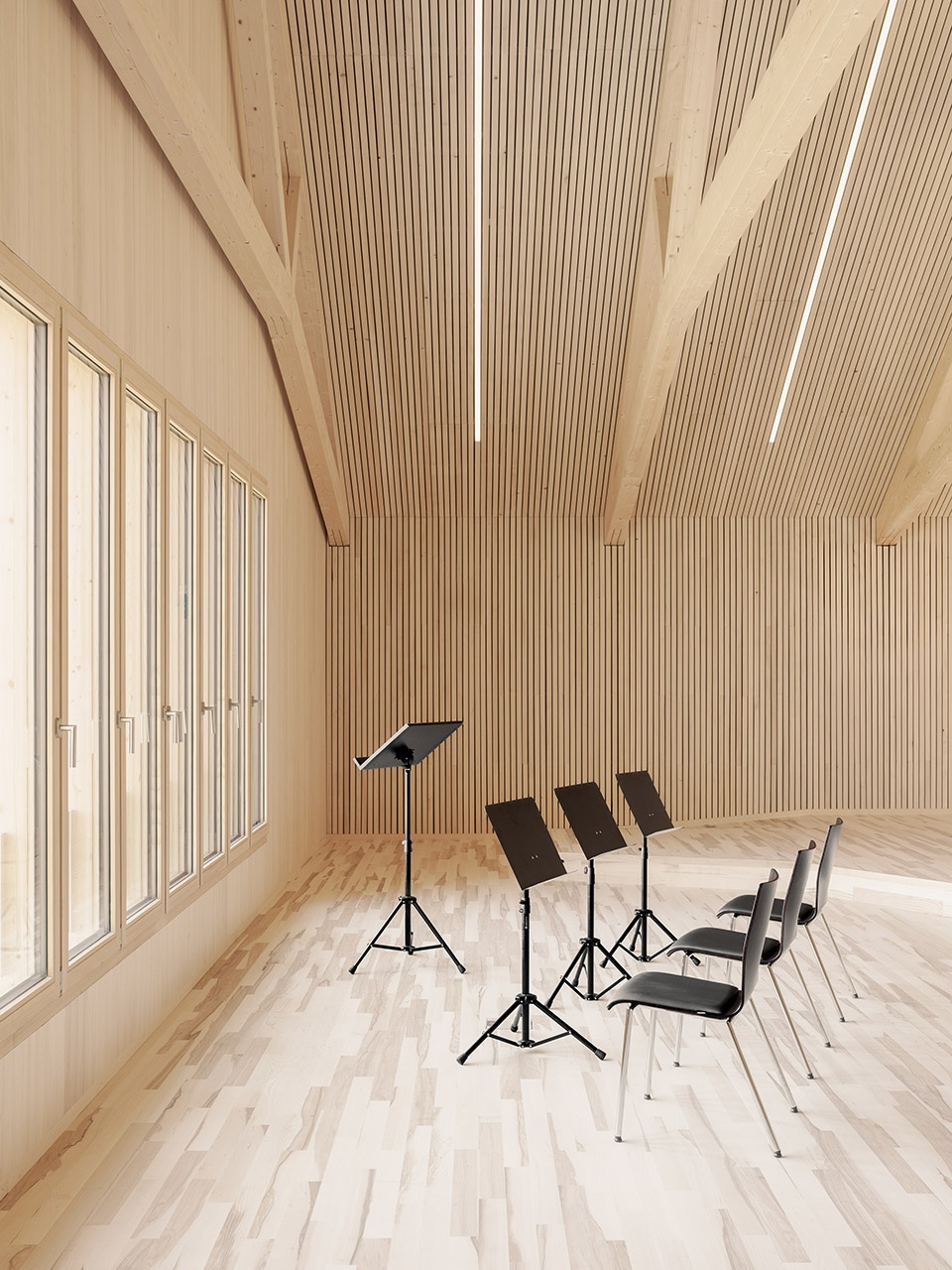 community center langen bei bregenz by mwarchitekten