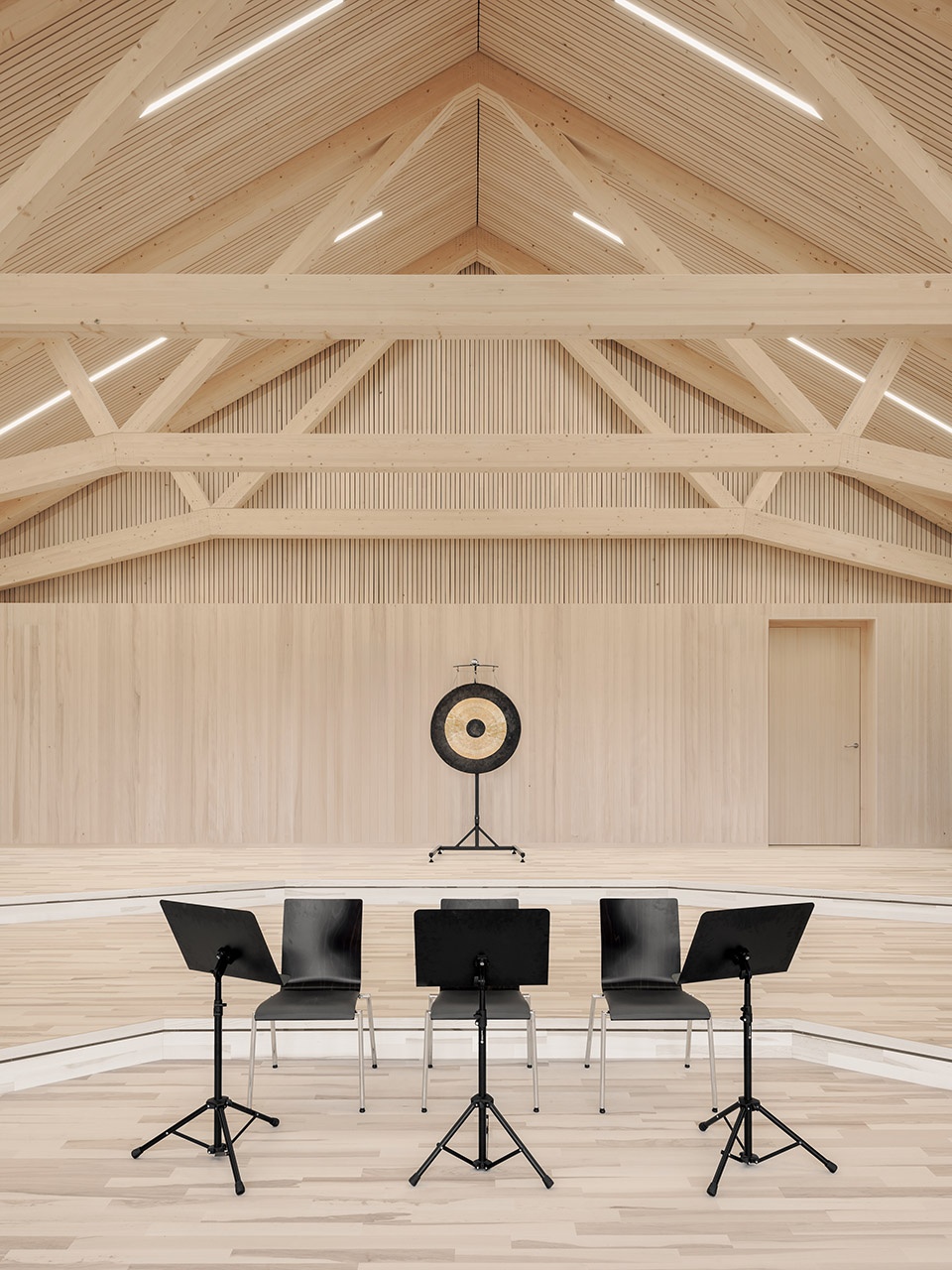 community center langen bei bregenz by mwarchitekten