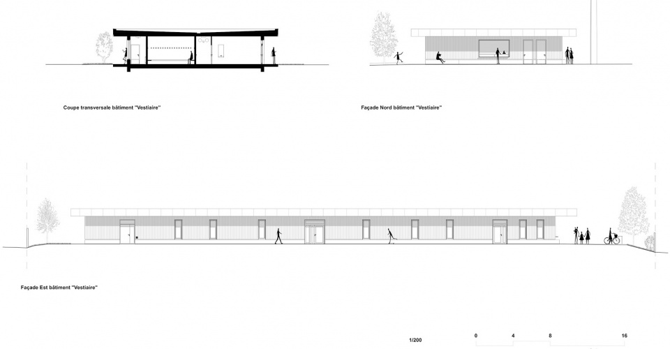 Montevrain stadium by OLGGA Architects