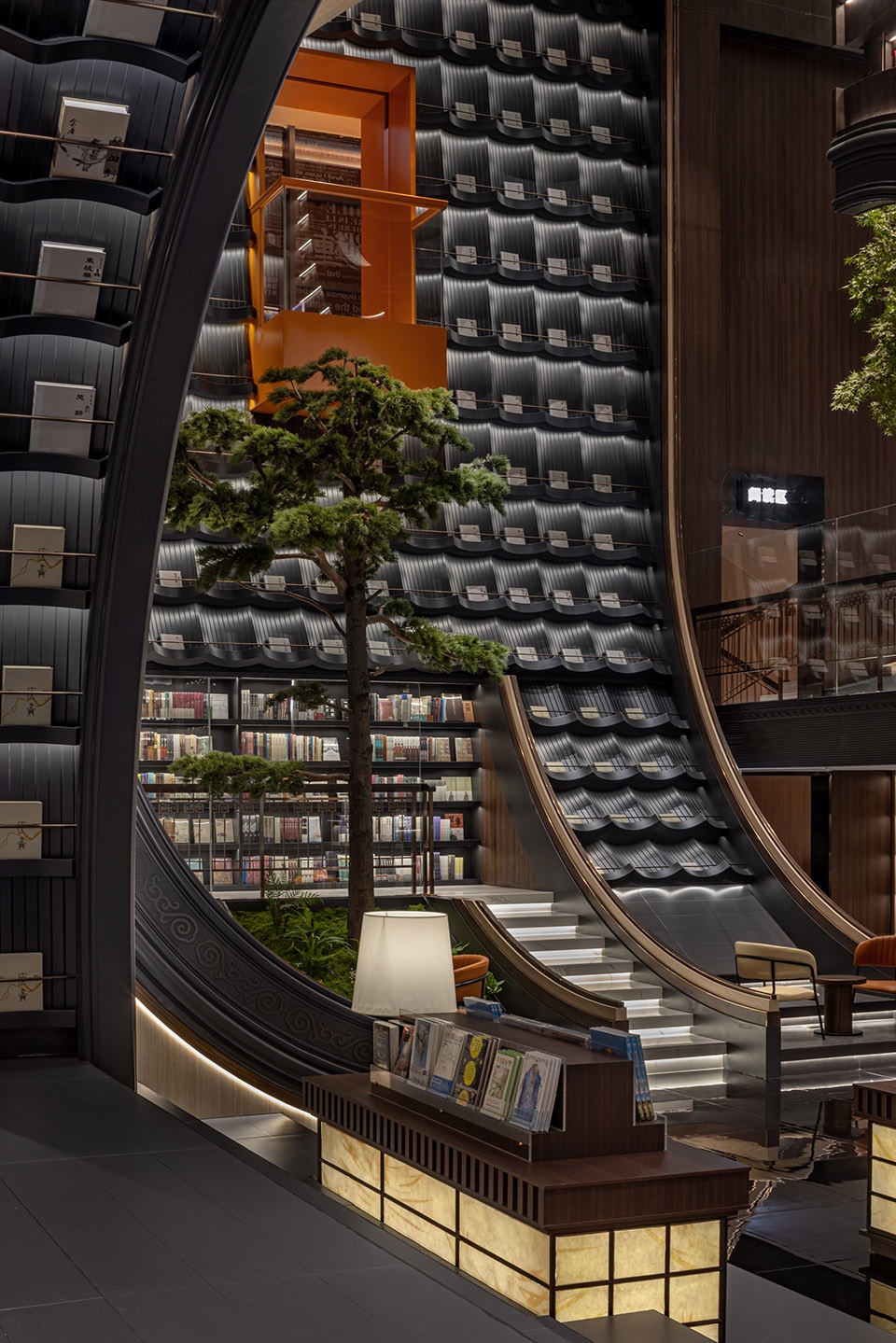 gaoping zhongshu pavilion by eter architecture design