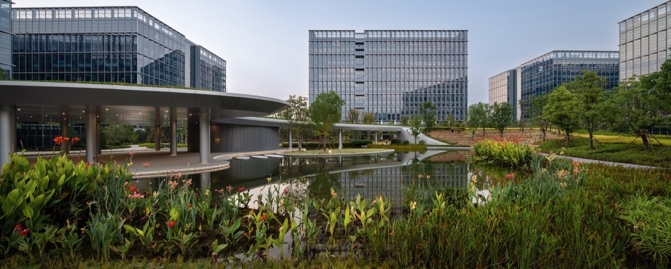 Landscape design of Alibaba Xixi Campus Park C by ASPECT Studios