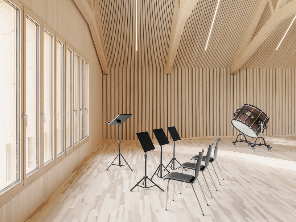 community center langen bei bregenz by mwarchitekten