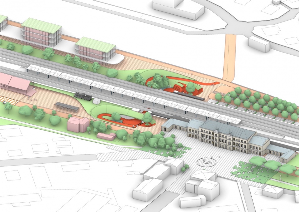 Nova Gorica Railway Station and Vrtaca Underpass SADAR VUGA