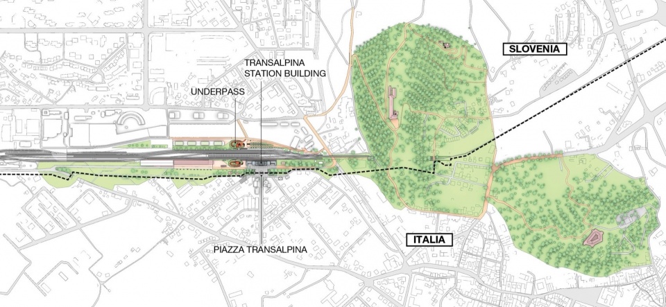 Nova Gorica Railway Station and Vrtaca Underpass SADAR VUGA
