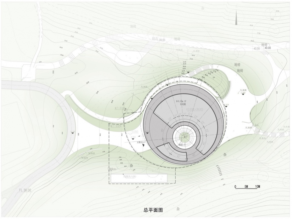Yunxi Ex situ Conservation Demonstration Area of South China National Botanical Garden Huacheng Art Museum by ARCHITECTURAL DESIGN RESEAR...
