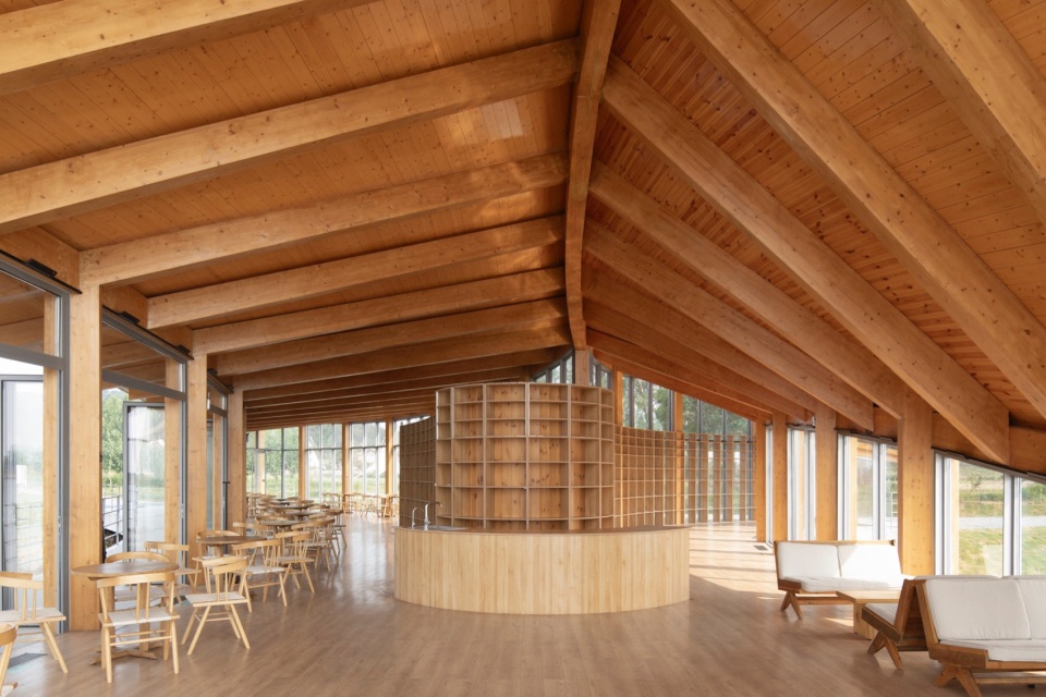 The Driftwood Village Center Xinyang by Primary Architects