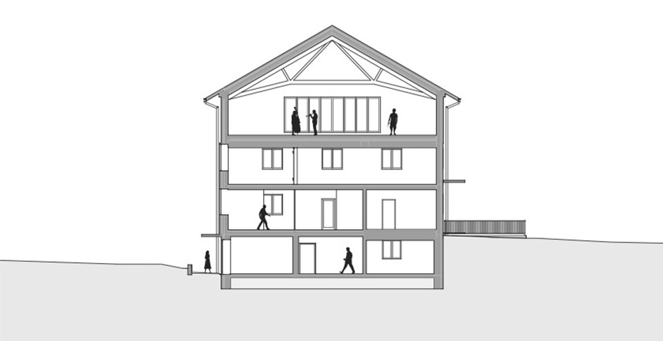 community center langen bei bregenz by mwarchitekten