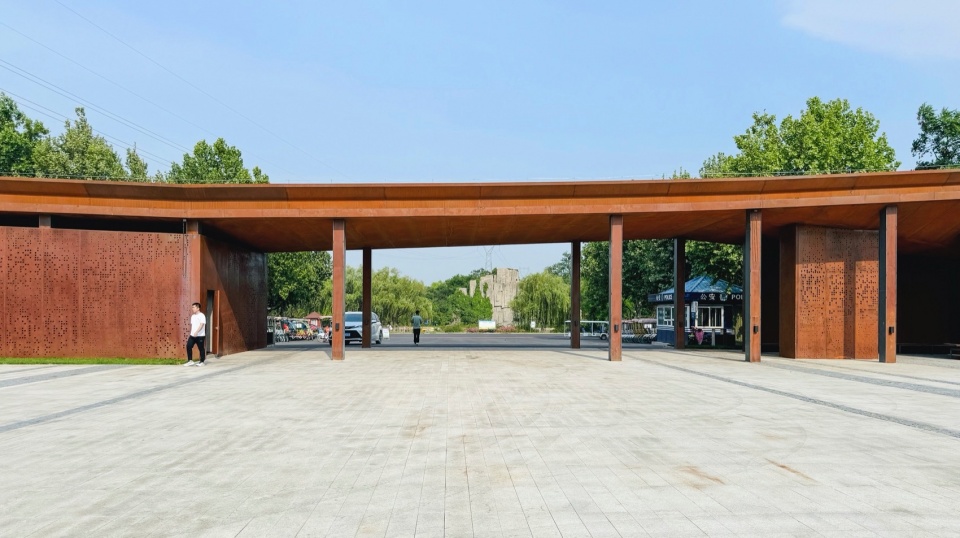 Reed Pavilion Bird watching Tower Park service building series in Xingxiang Ecological Park by Atelier Folie Duan Wei Studio Shanghai Lin...
