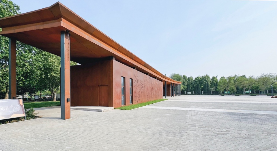 Reed Pavilion Bird watching Tower Park service building series in Xingxiang Ecological Park by Atelier Folie Duan Wei Studio Shanghai Lin...