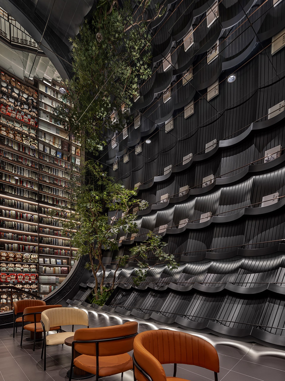gaoping zhongshu pavilion by eter architecture design