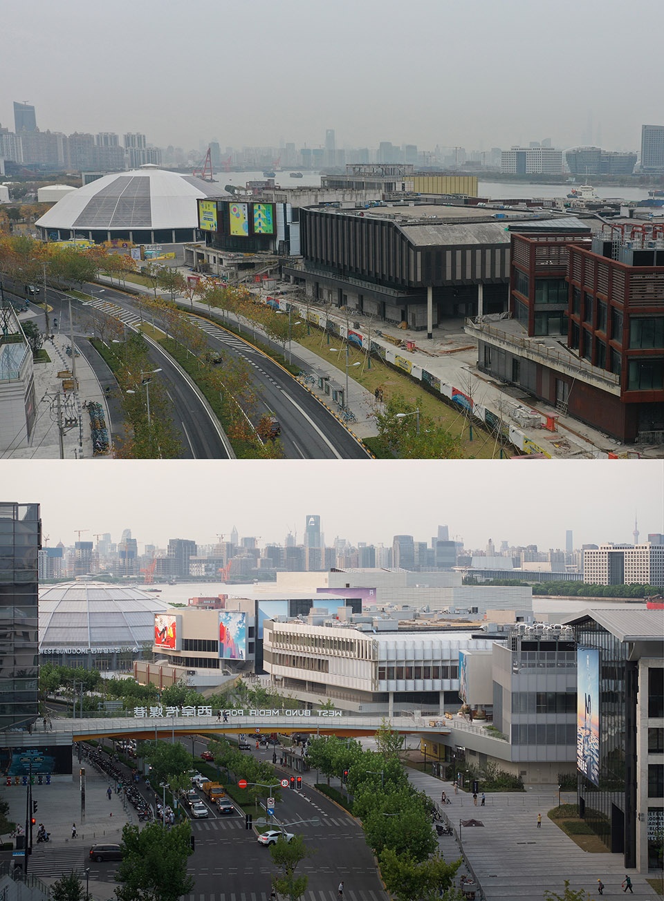west bund dream center bldg1bldg3 by hcch studio