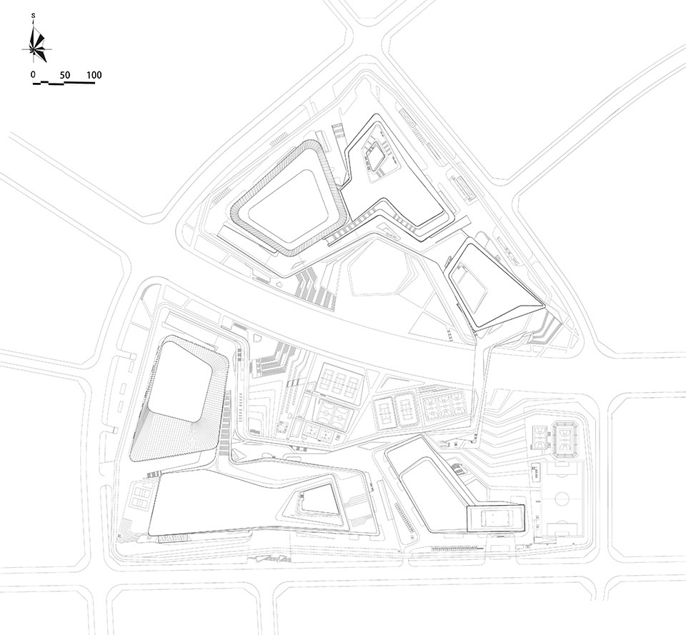 jianyang culture center by china southwest architectural design and research institute