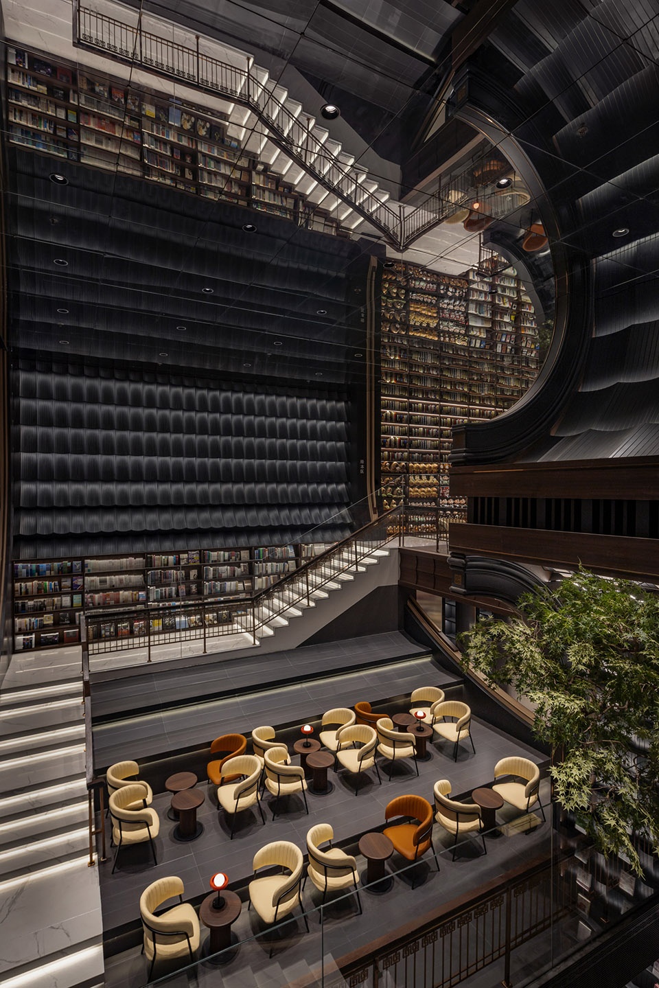 gaoping zhongshu pavilion by eter architecture design