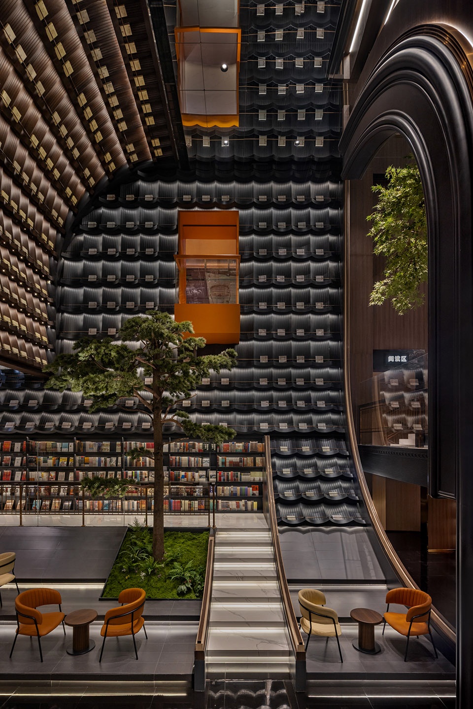 gaoping zhongshu pavilion by eter architecture design