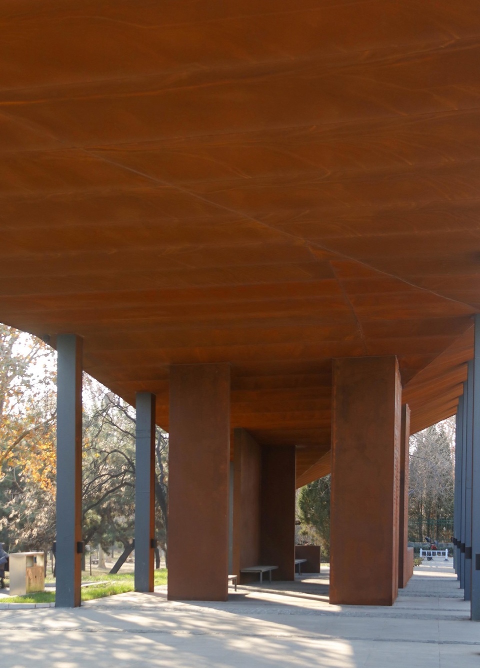 Reed Pavilion Bird watching Tower Park service building series in Xingxiang Ecological Park by Atelier Folie Duan Wei Studio Shanghai Lin...