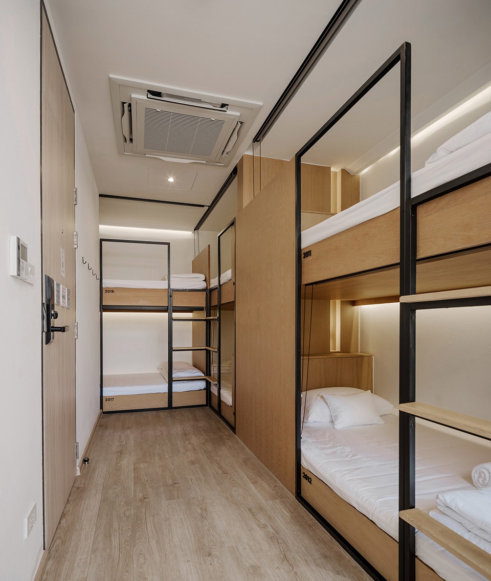 double b hostel by vma design studio