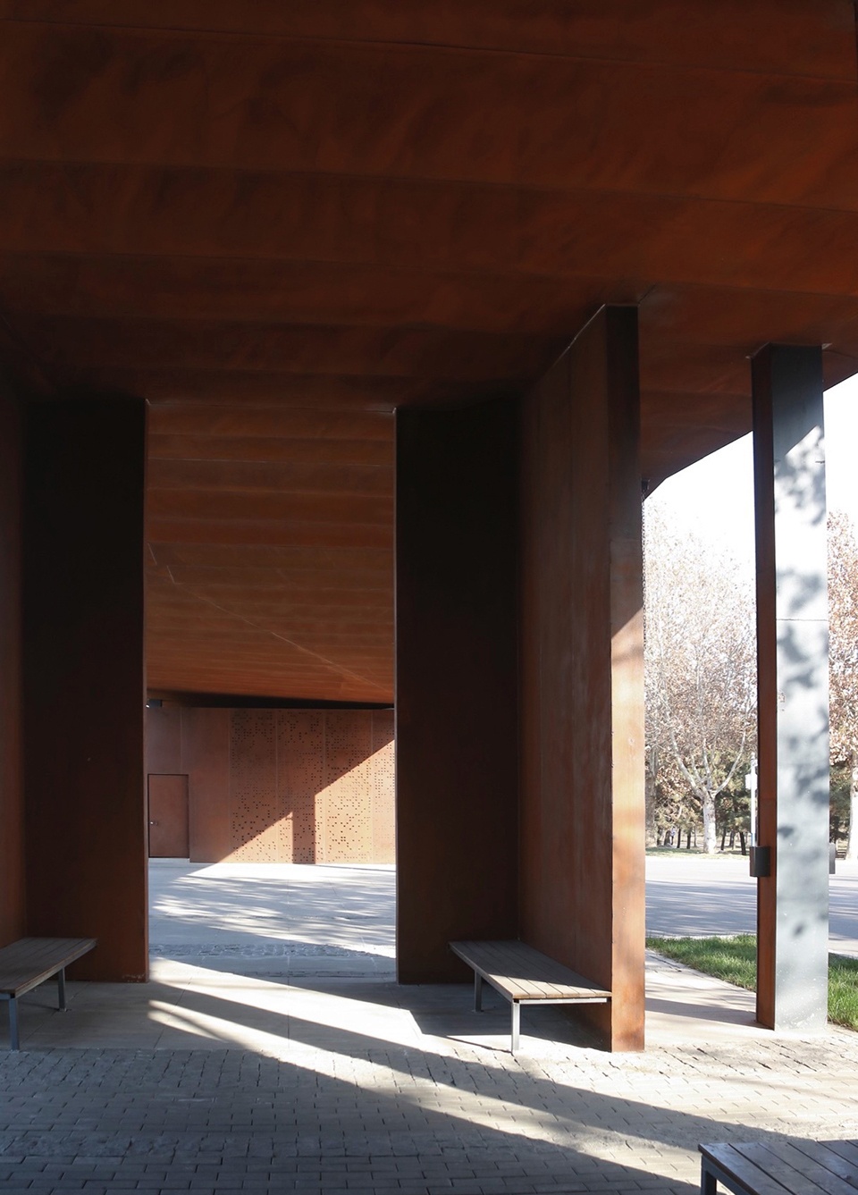 Reed Pavilion Bird watching Tower Park service building series in Xingxiang Ecological Park by Atelier Folie Duan Wei Studio Shanghai Lin...