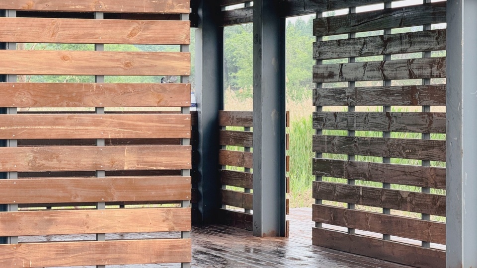 Reed Pavilion Bird watching Tower Park service building series in Xingxiang Ecological Park by Atelier Folie Duan Wei Studio Shanghai Lin...
