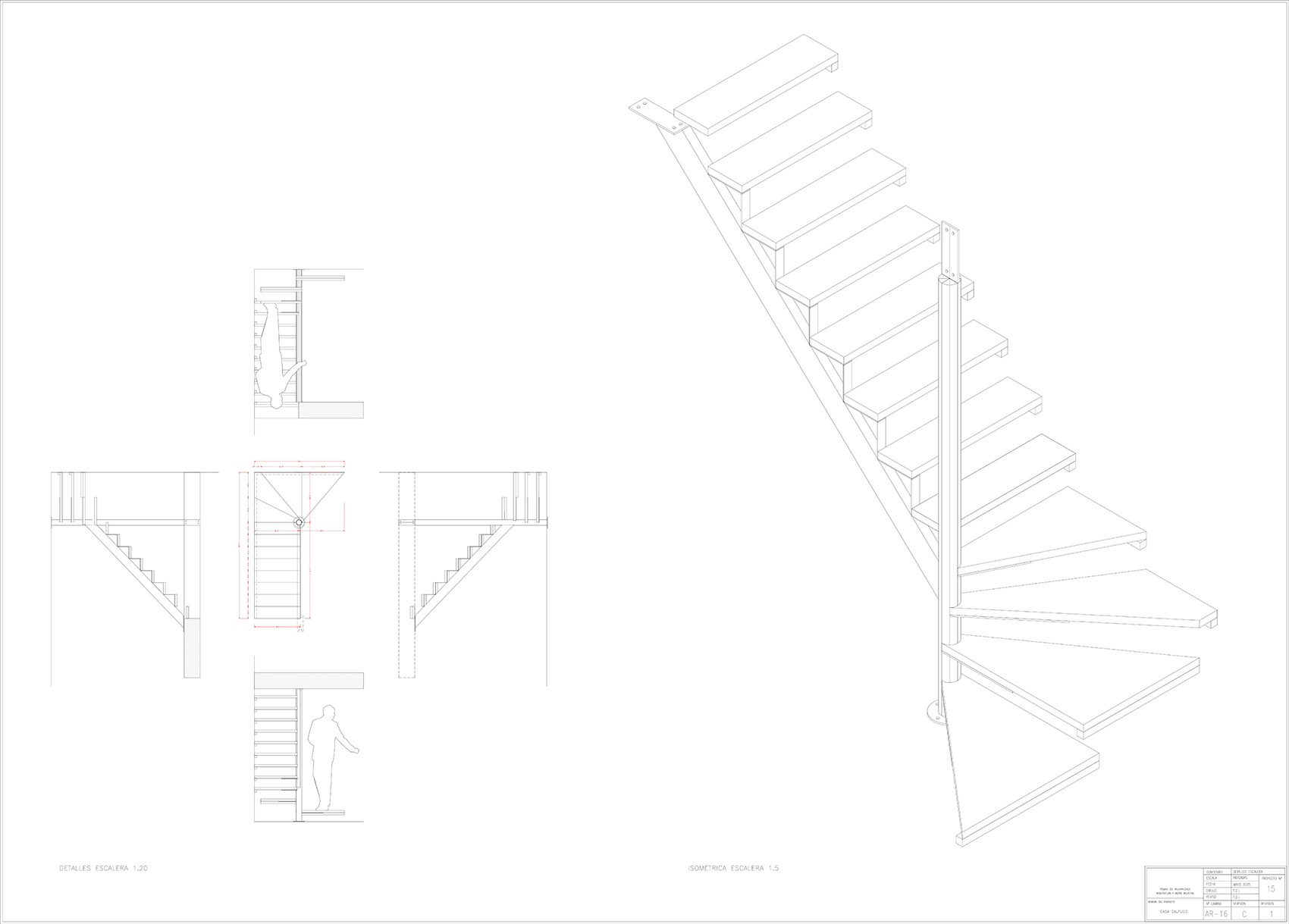 LAMINA 16 ESCALERA CASA CALFUCO 00 tsc