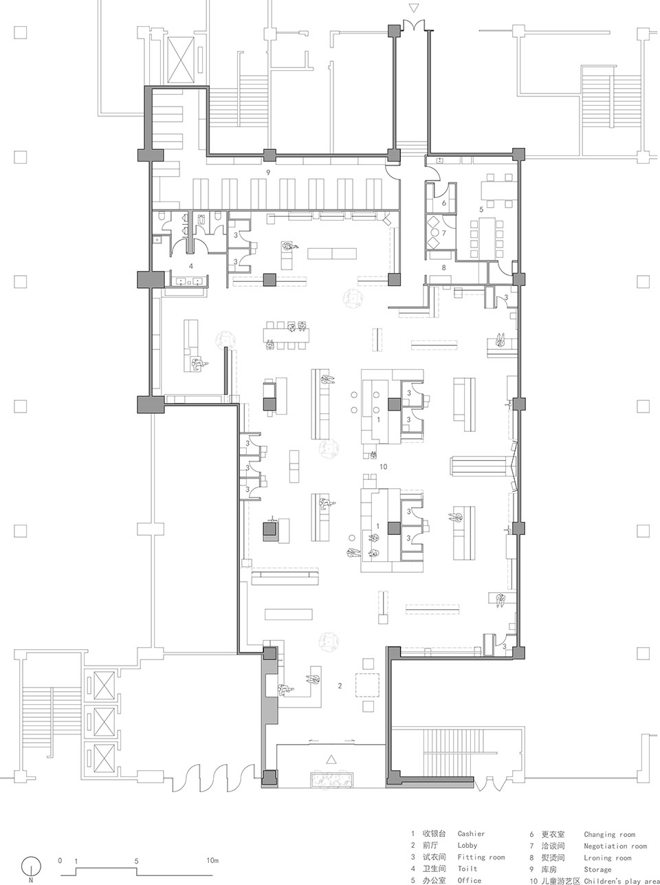 平面图floor plan©多么工作室