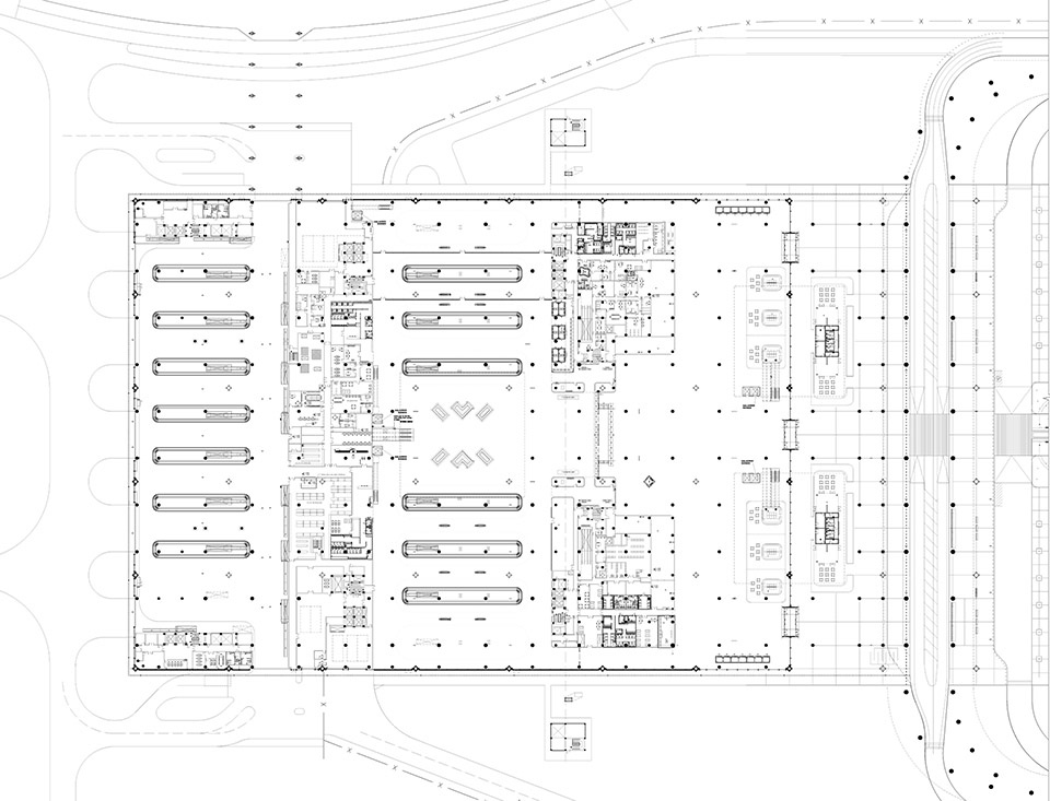 层 航站楼到达层,Level 00 Terminal Arrival Floor