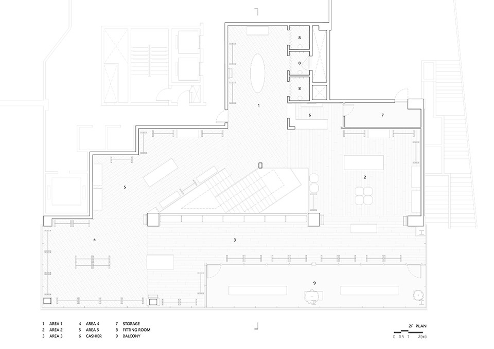 bshop hannam flagship store by kooo architects