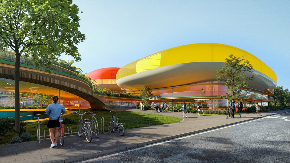 songjiang district sijing town sports center by selgascano