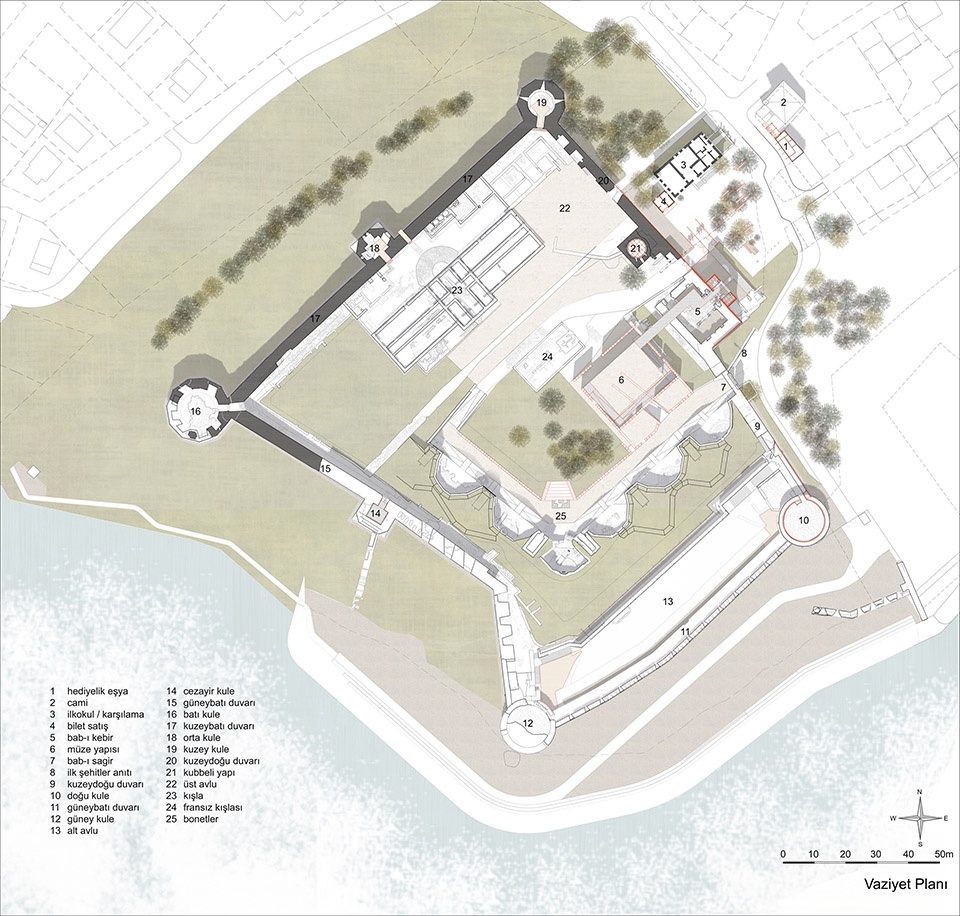seddulbahir fortress by koop architects