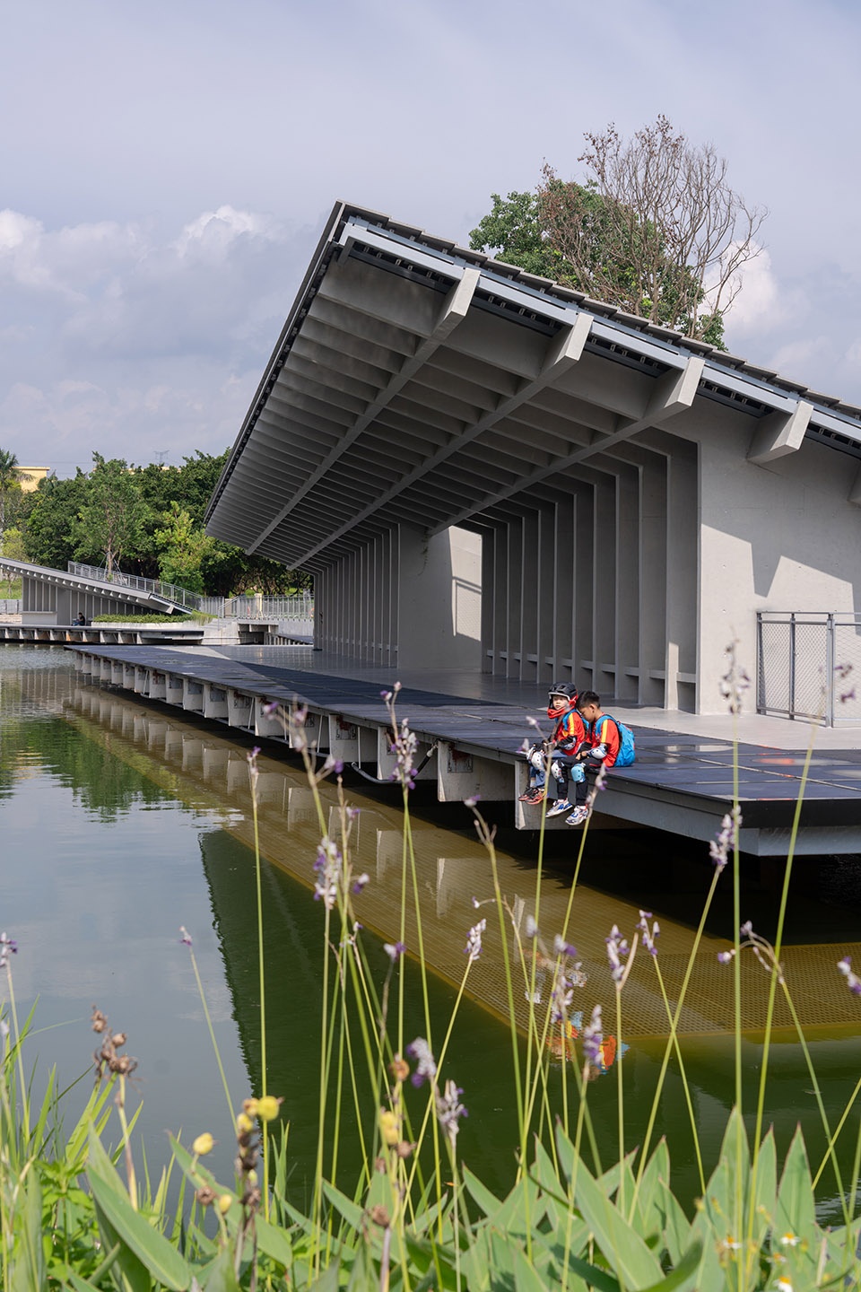 core node design on the eastern side of dakan village along the xili lake by original design studio