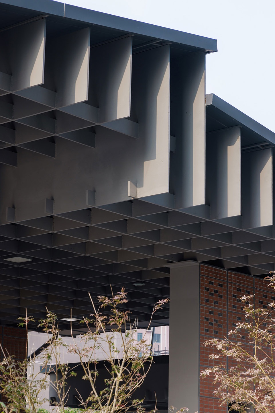 hongkou brick gas station by original design studio