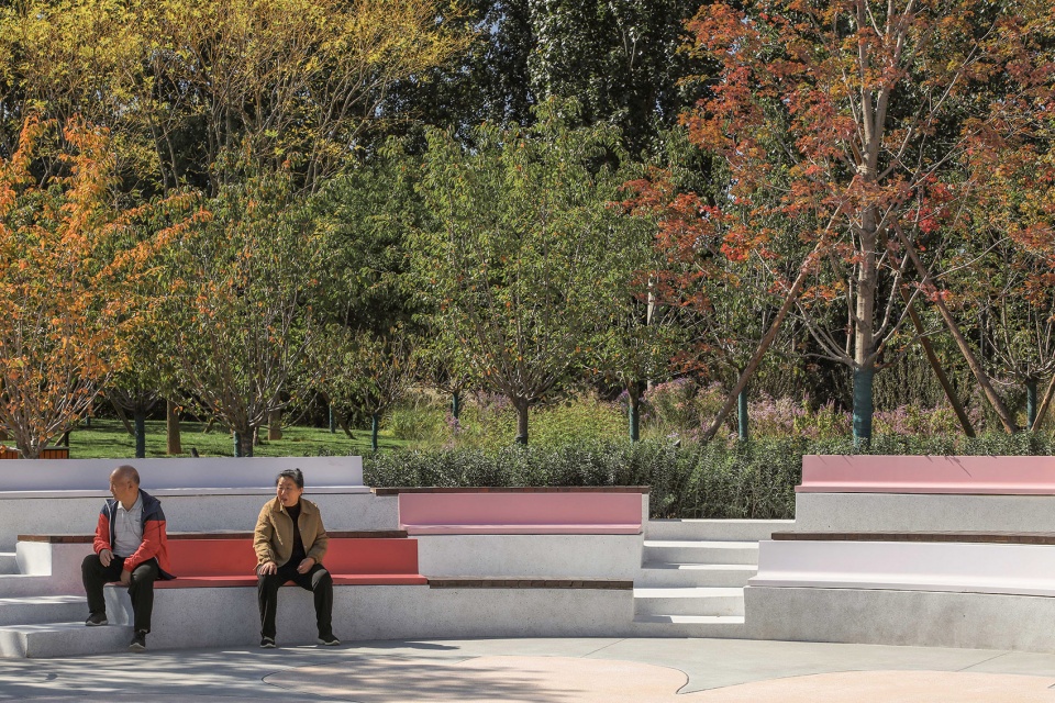 environmental renovation and enhancement design of cherry blossom valley in beixiaohe park beijing by dimu design