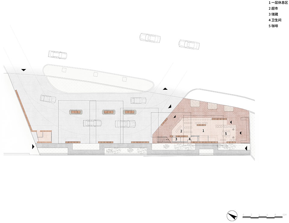 hongkou brick gas station by original design studio