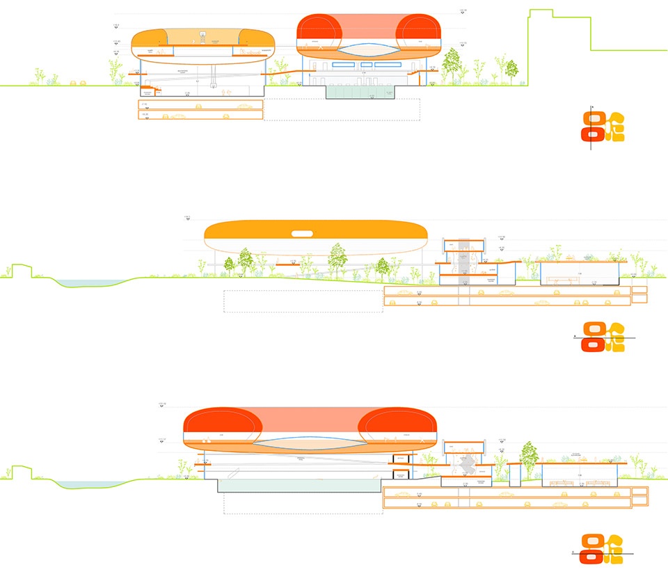 songjiang district sijing town sports center by selgascano