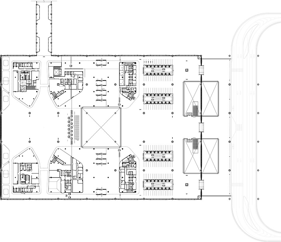 层 航站楼出发层,Level 02 Terminal Depature Floor