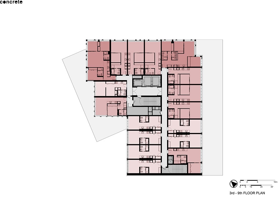 journal square urby by concrete amsterdam